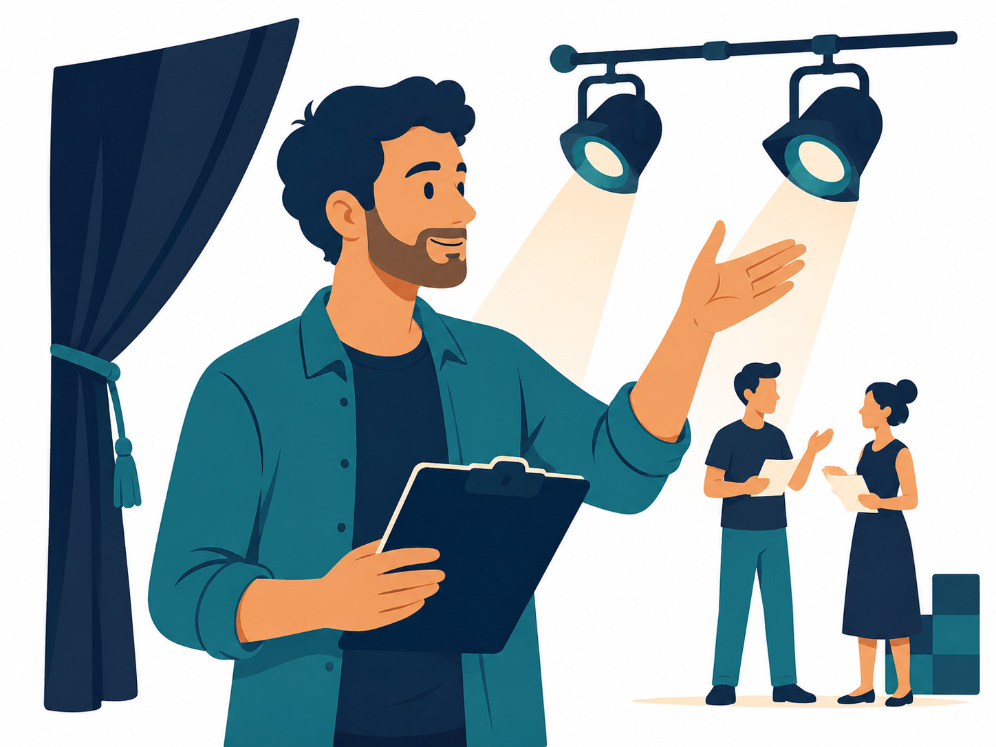 Production Team illustration